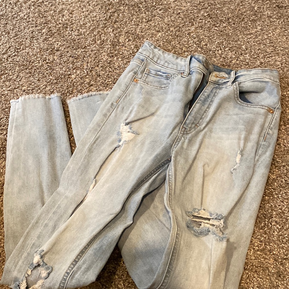 Jeans ripped
